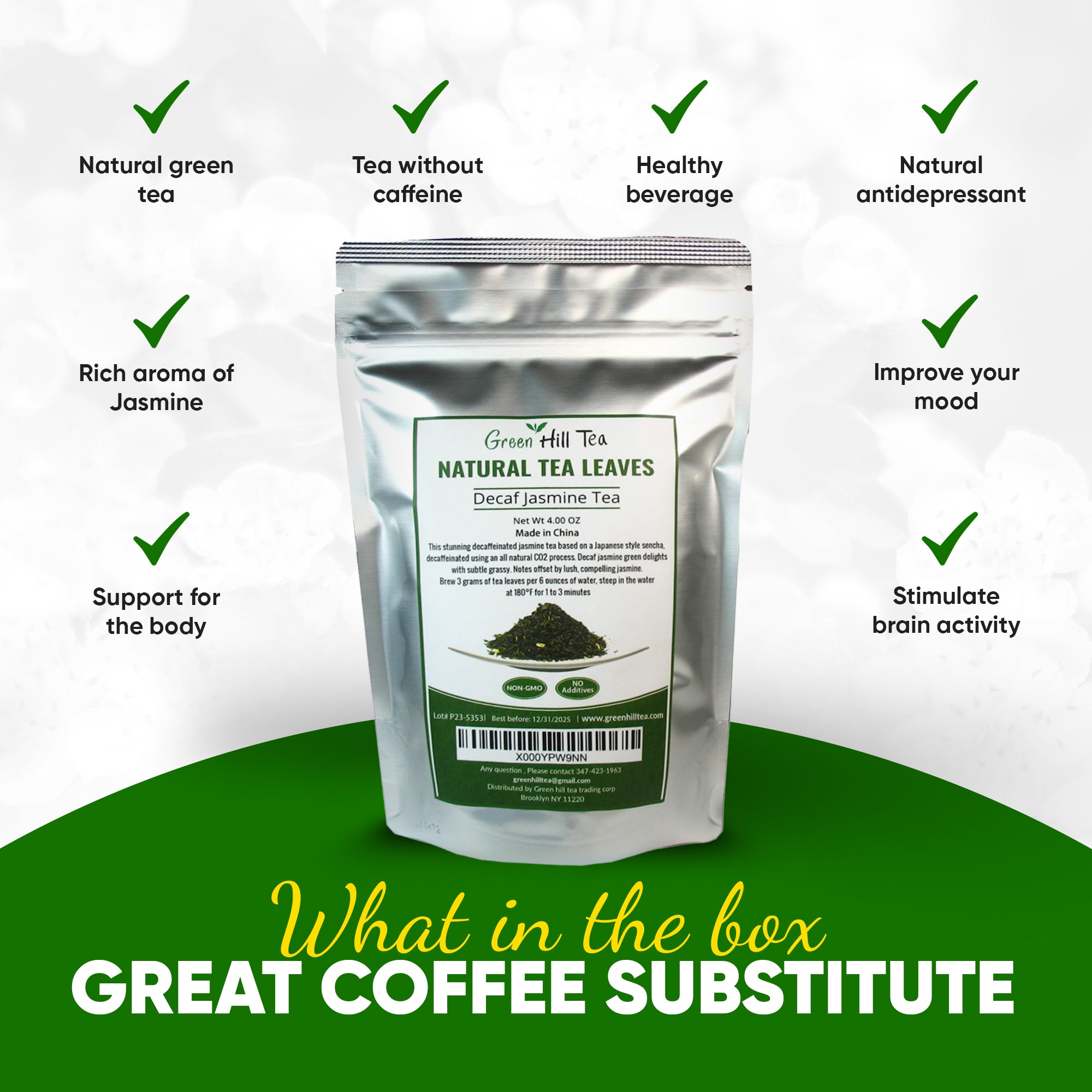 Decaf Jasmine Green Tea