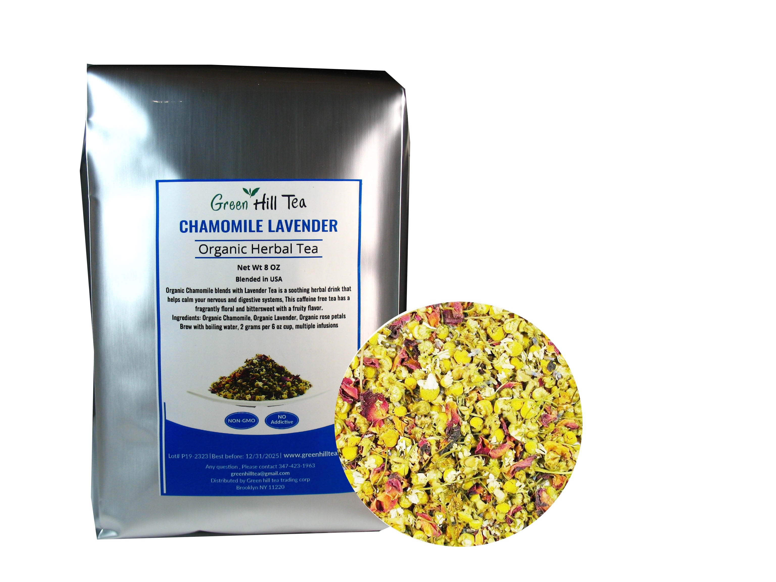 ORGANIC CHAMOMILE LAVENDER HERBAL TEA