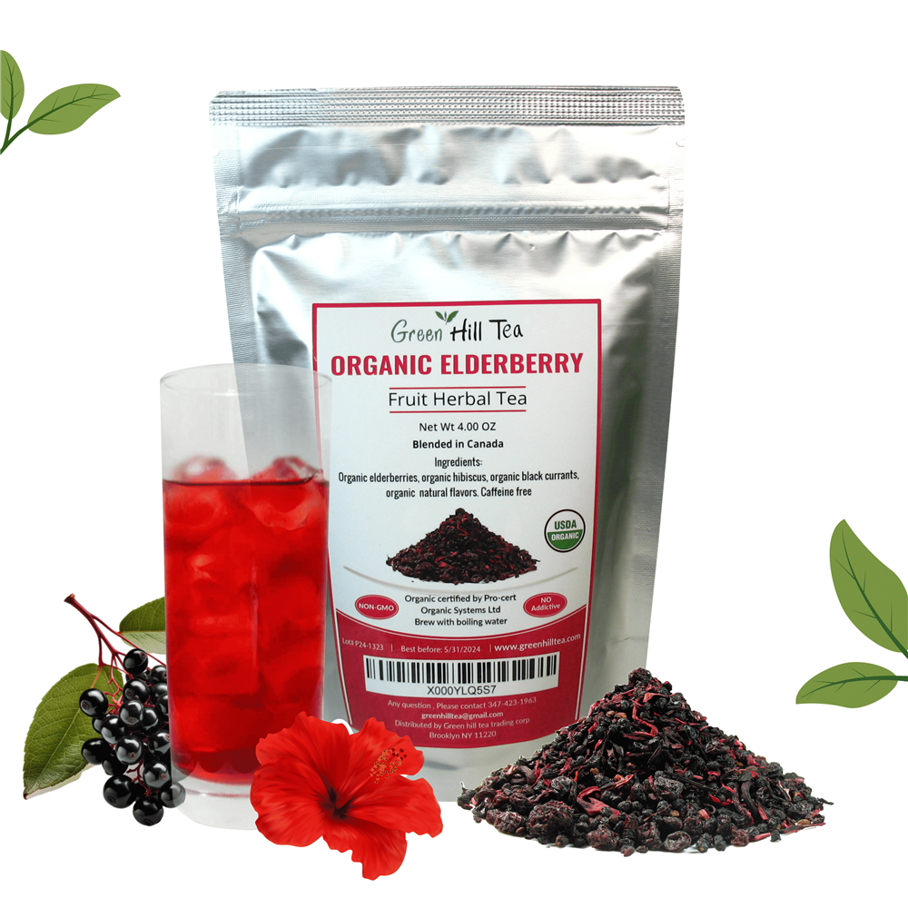 Organic Elderberry Fruit Iced Tea
