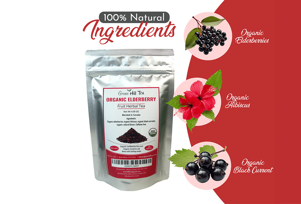 Organic Elderberry Fruit Herbal Tea