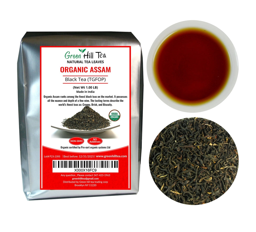 Organic Assam Tea (TGFOP) Premium Black Tea